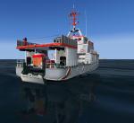 FSX and FS2004 Vessel And AI-Package Biggest German Sea Rescue Boat